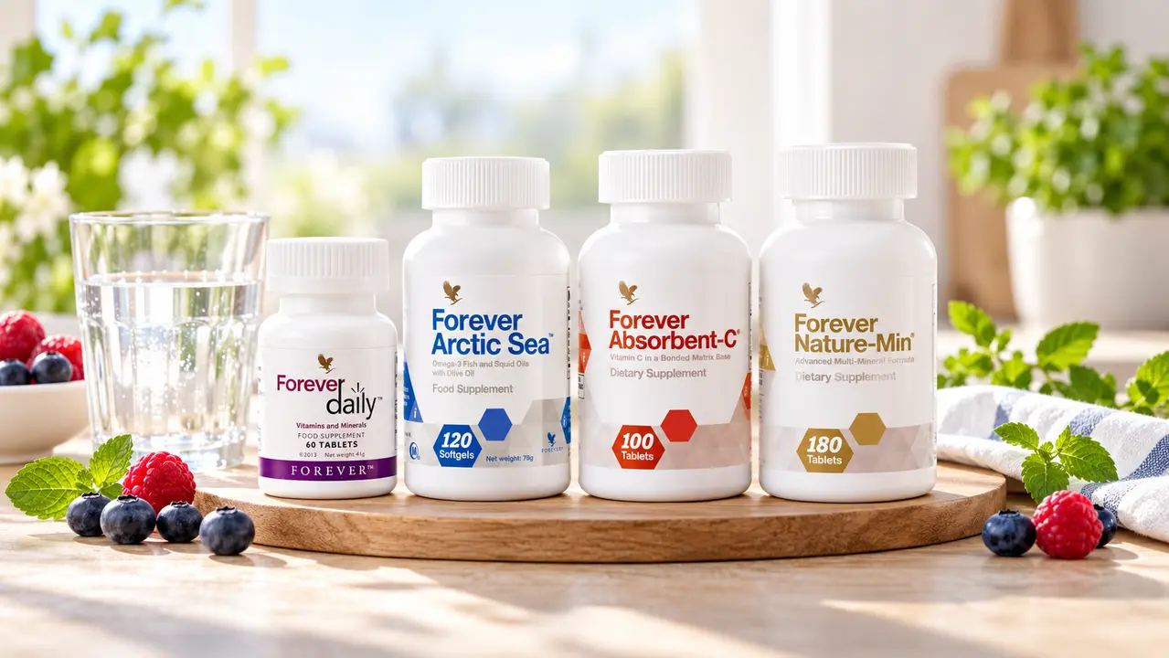 Vitamíny a minerály Forever Living v každodennej rannej rutine